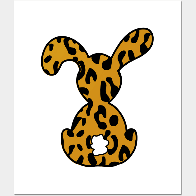 Leopard Print bunny Wall Art by Satic